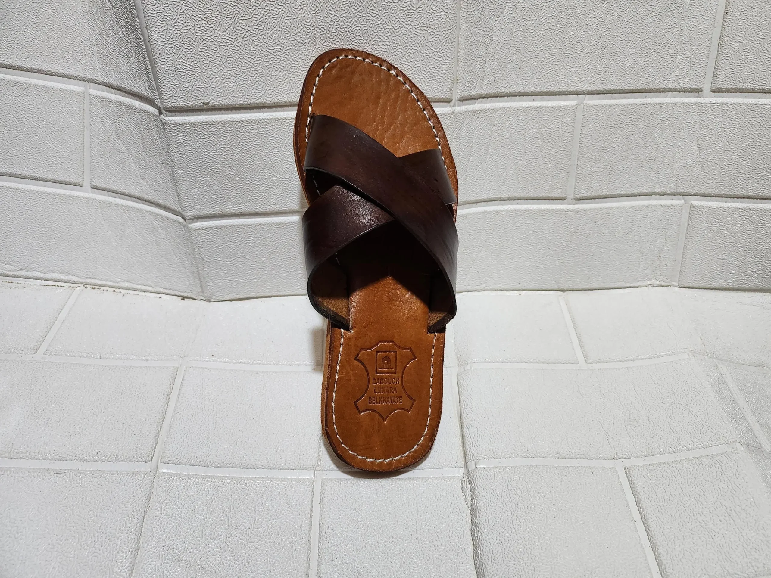 Women’s Criss Cross Moroccan Leather Sandals