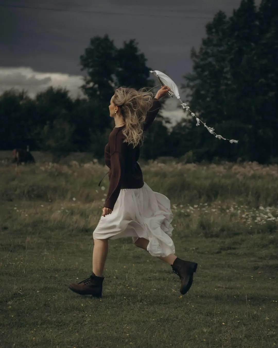 Handmade Leather Ankle Boots Vintage Brown Lace Up